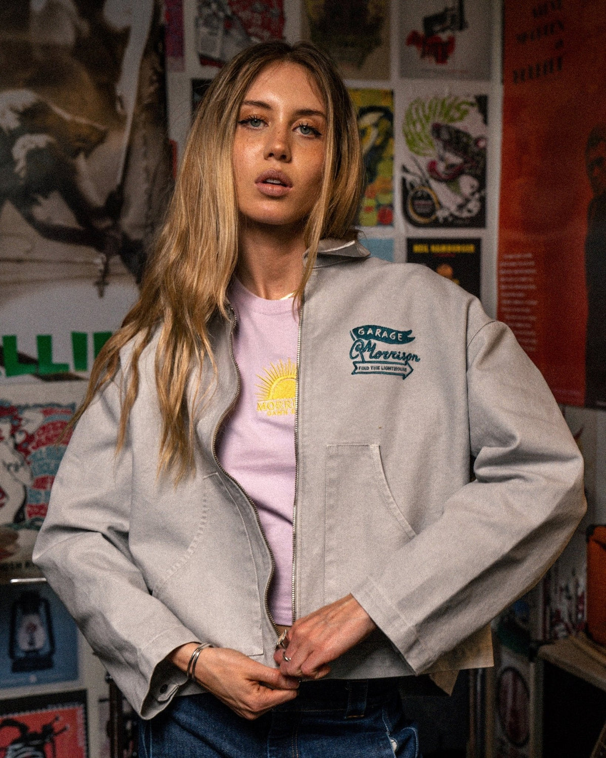 Blue Worker Jacket