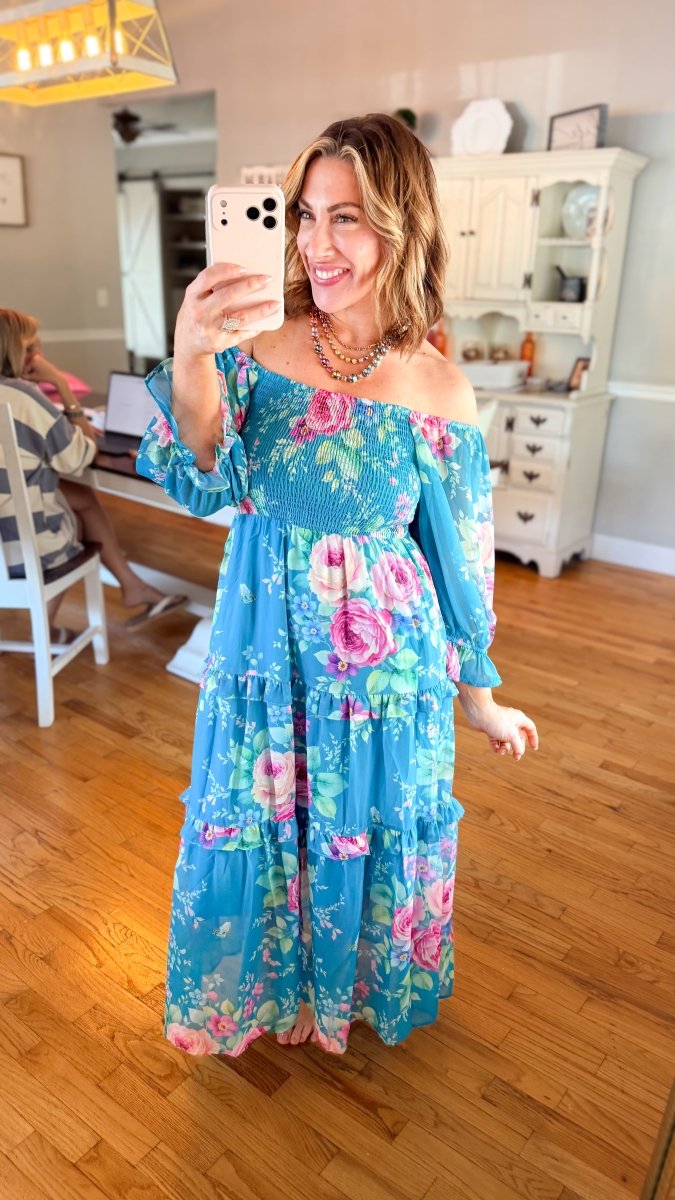 Bluebell Smocked Dress - Reg & Curvy