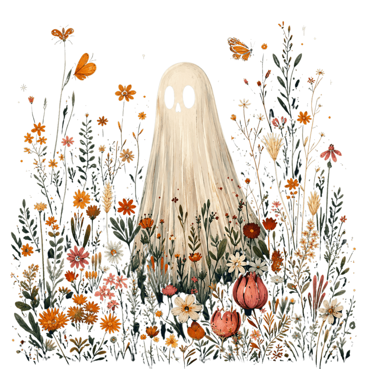 Boho Ghost Graphic Tee - FINAL SALE
