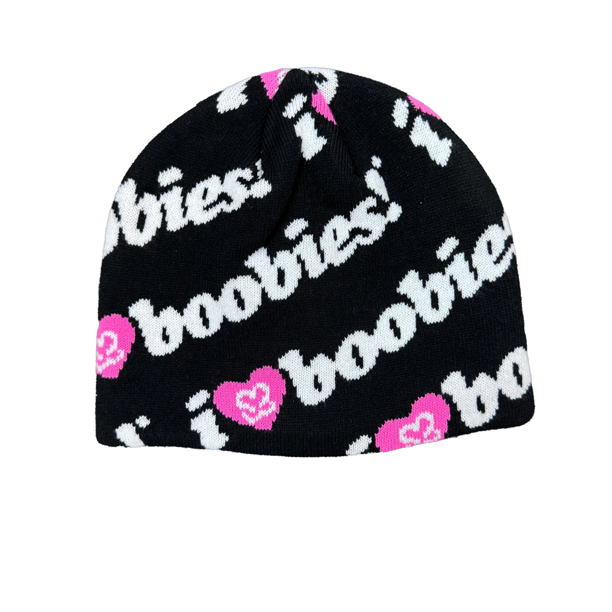 Corduroy Keep A Breast Beanie - Black