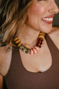 Bright Side Necklace In Rustic Orchard