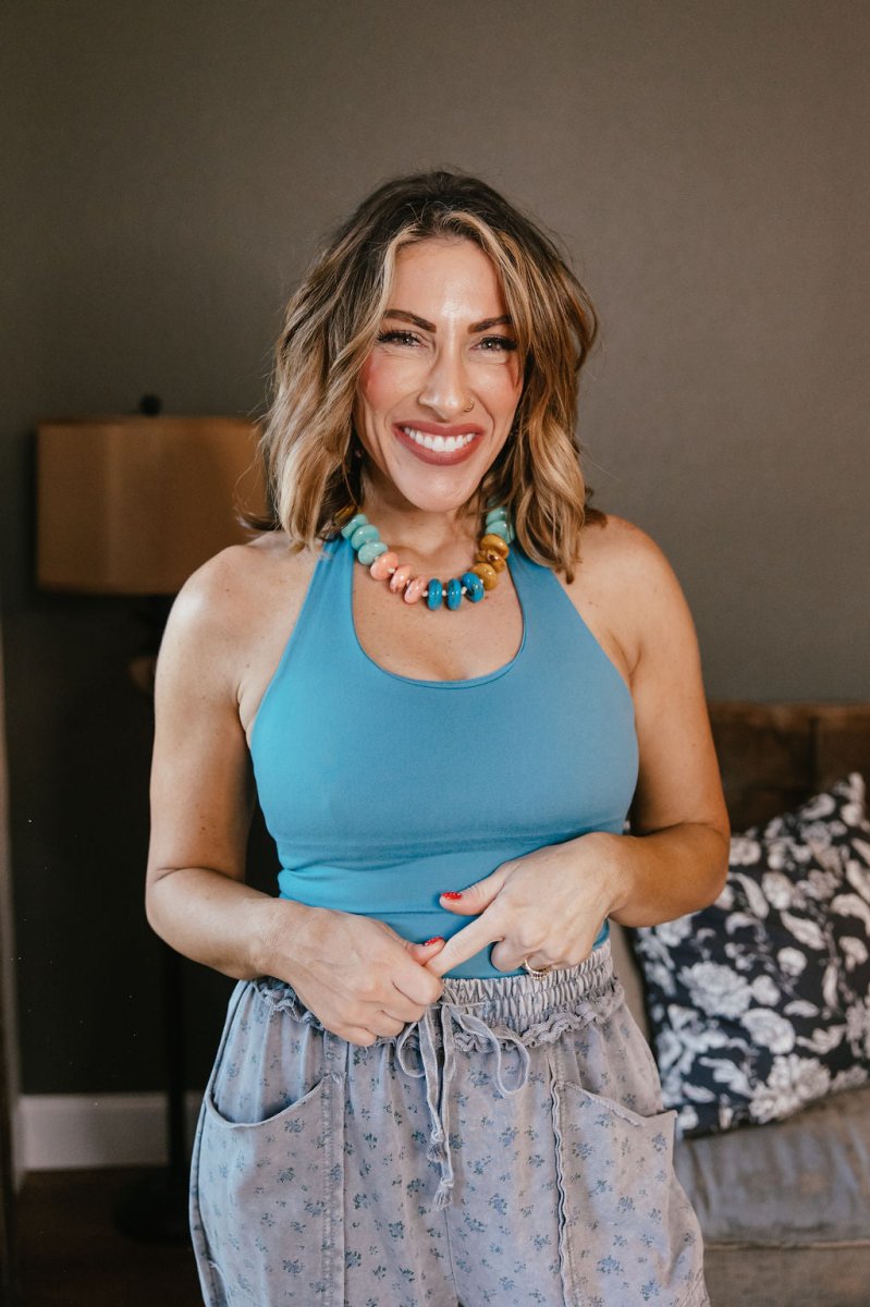 Bright Side Necklace In Seaside Fiesta