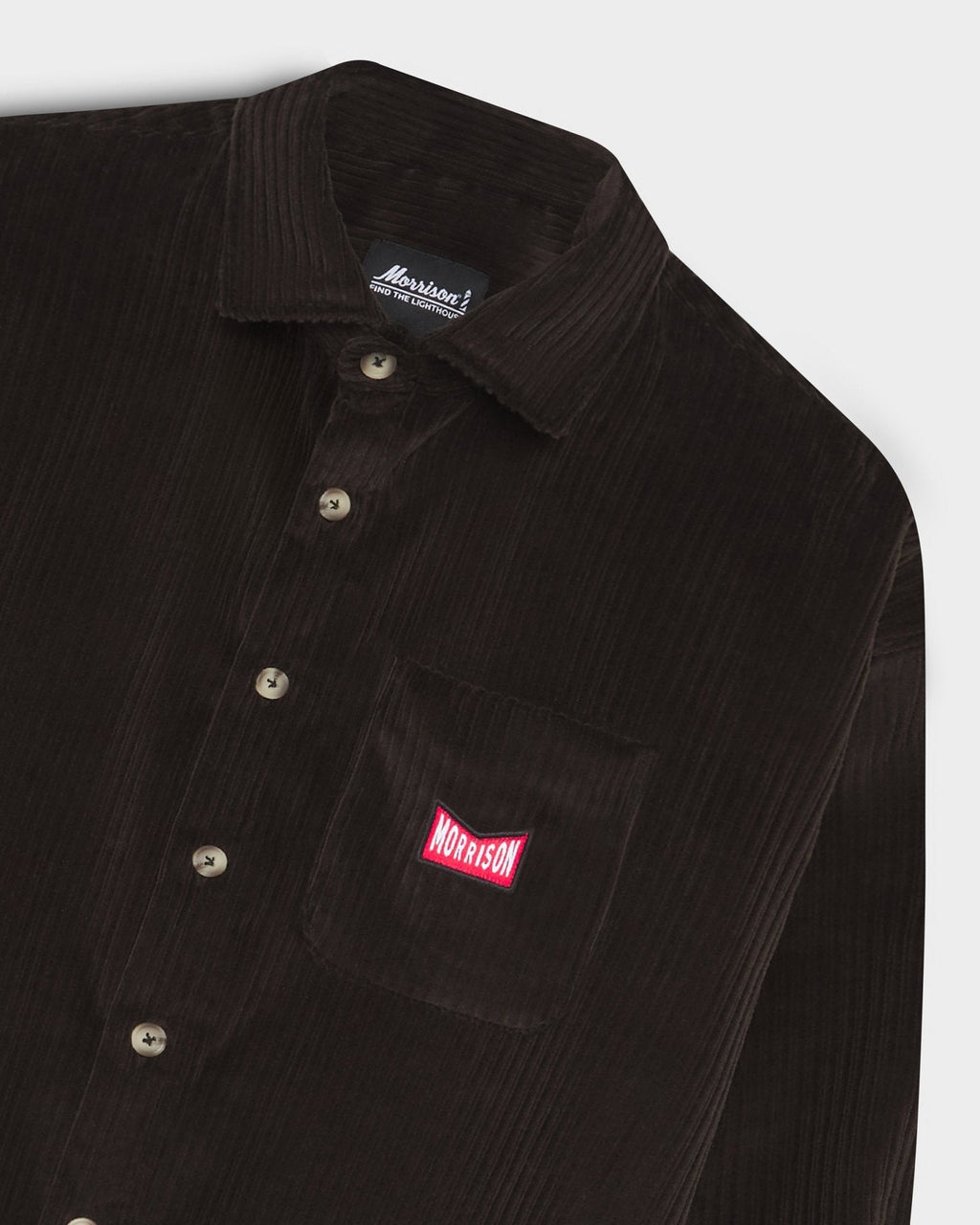 BROWN BOXY CORDUROY