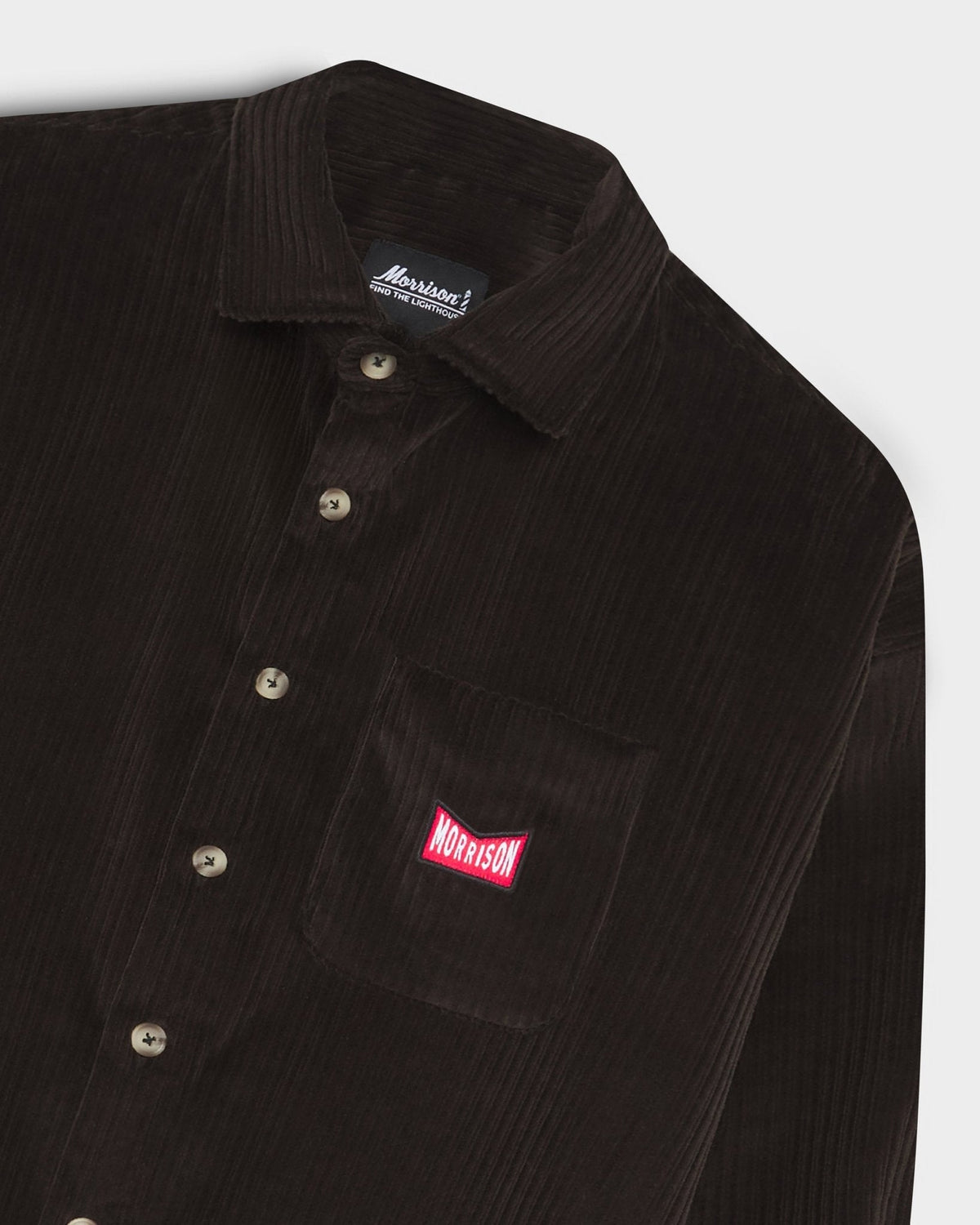 BROWN BOXY CORDUROY