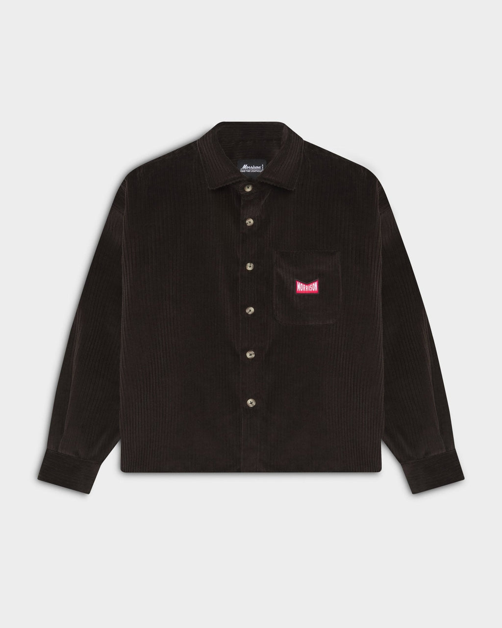 BROWN BOXY CORDUROY