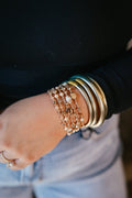 Brunch Babe Bracelets In Champagne