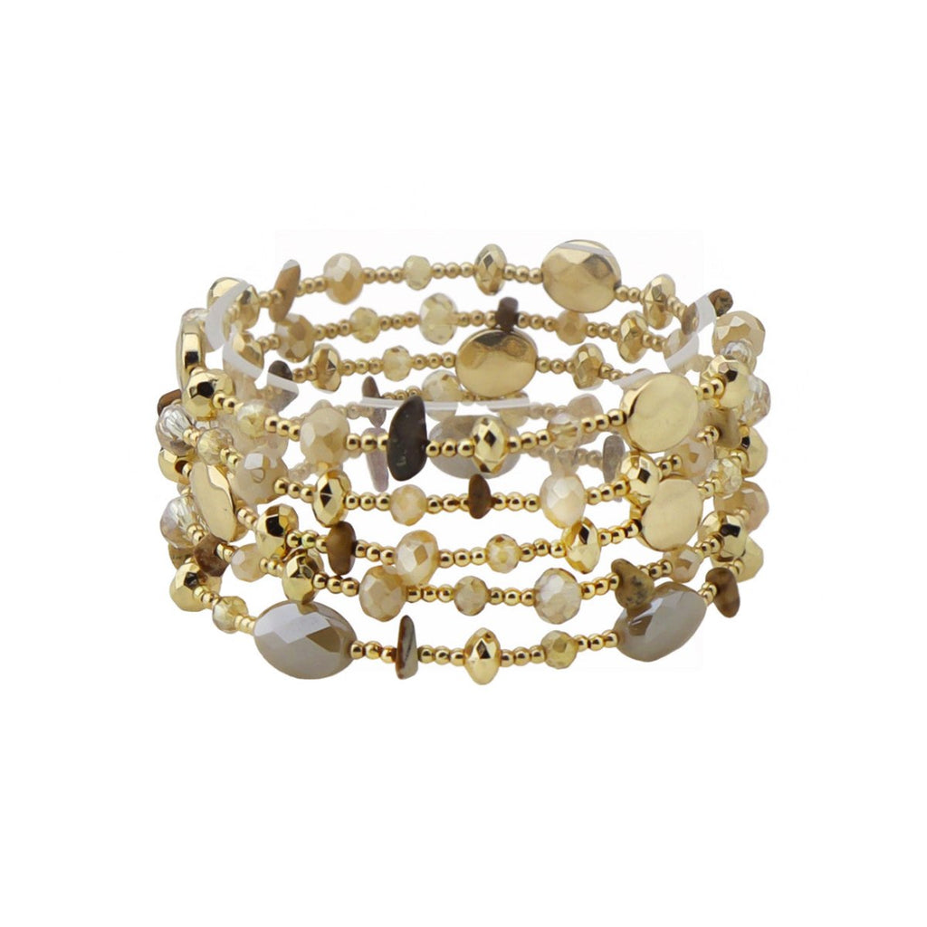 Brunch Babe Bracelets In Champagne