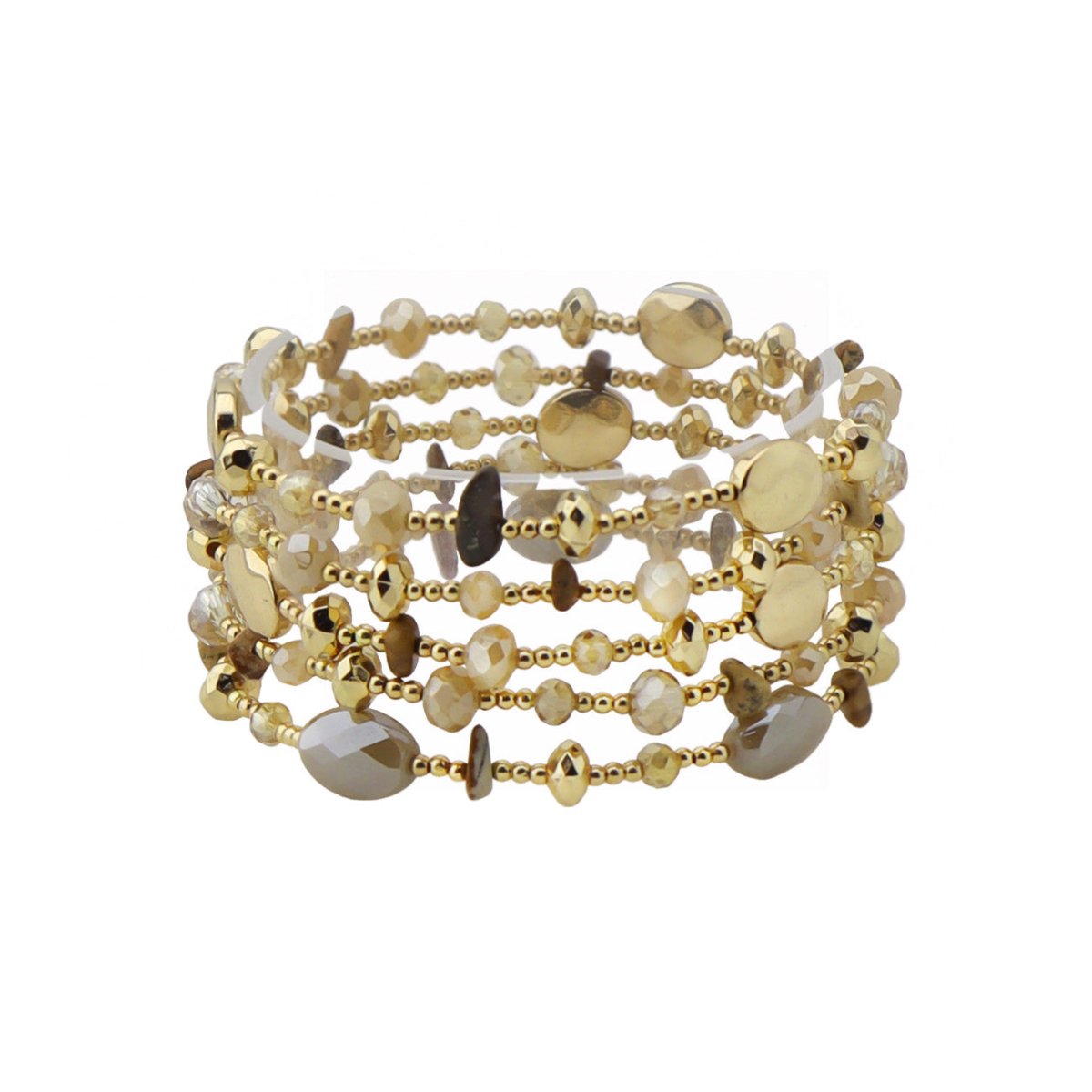 Brunch Babe Bracelets In Champagne