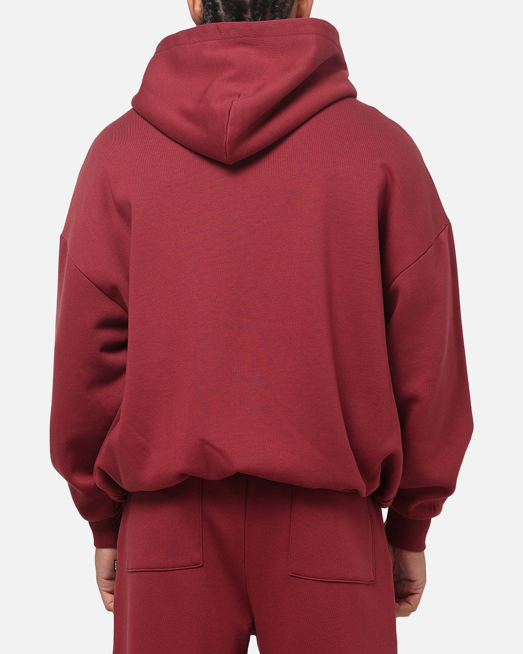 Carre Rivet Hoodie Burgundy