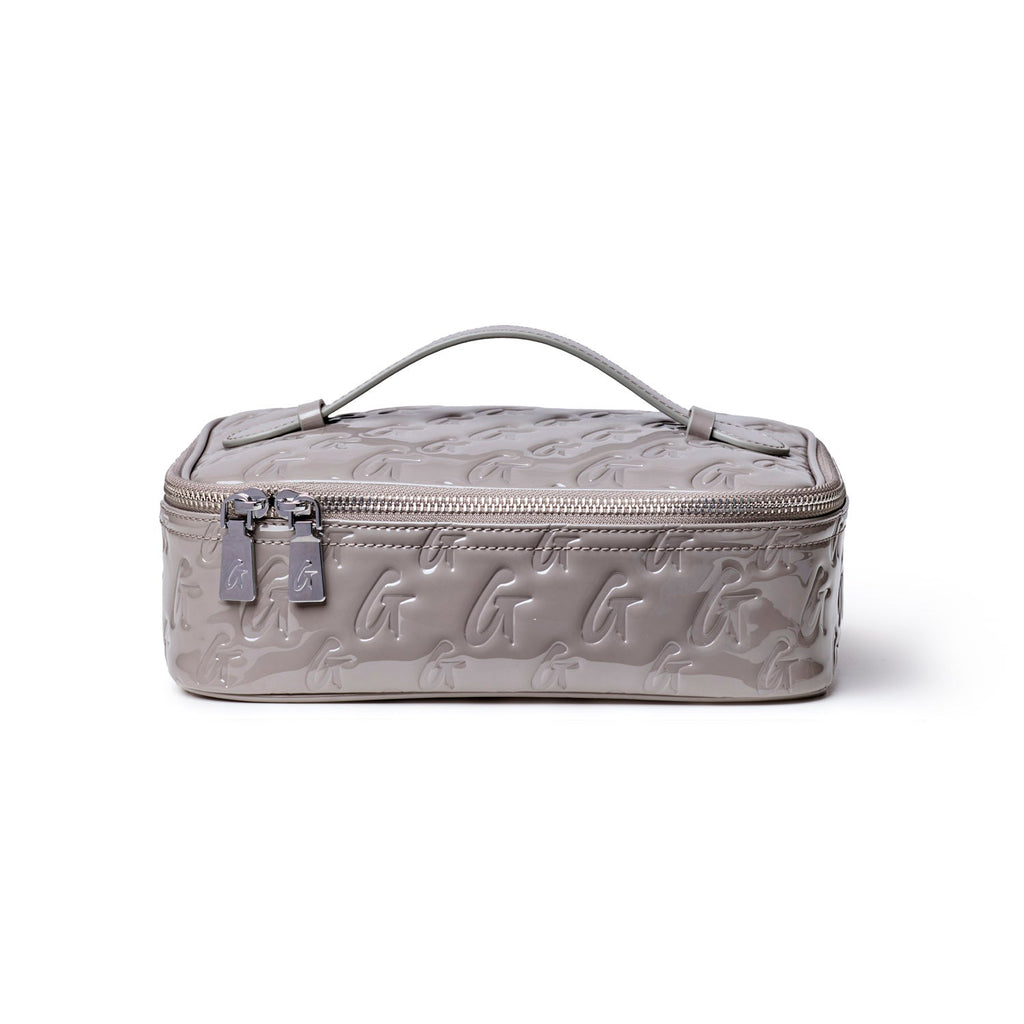 MONOGRAM TOILETRY SET - MIRROR GRAY