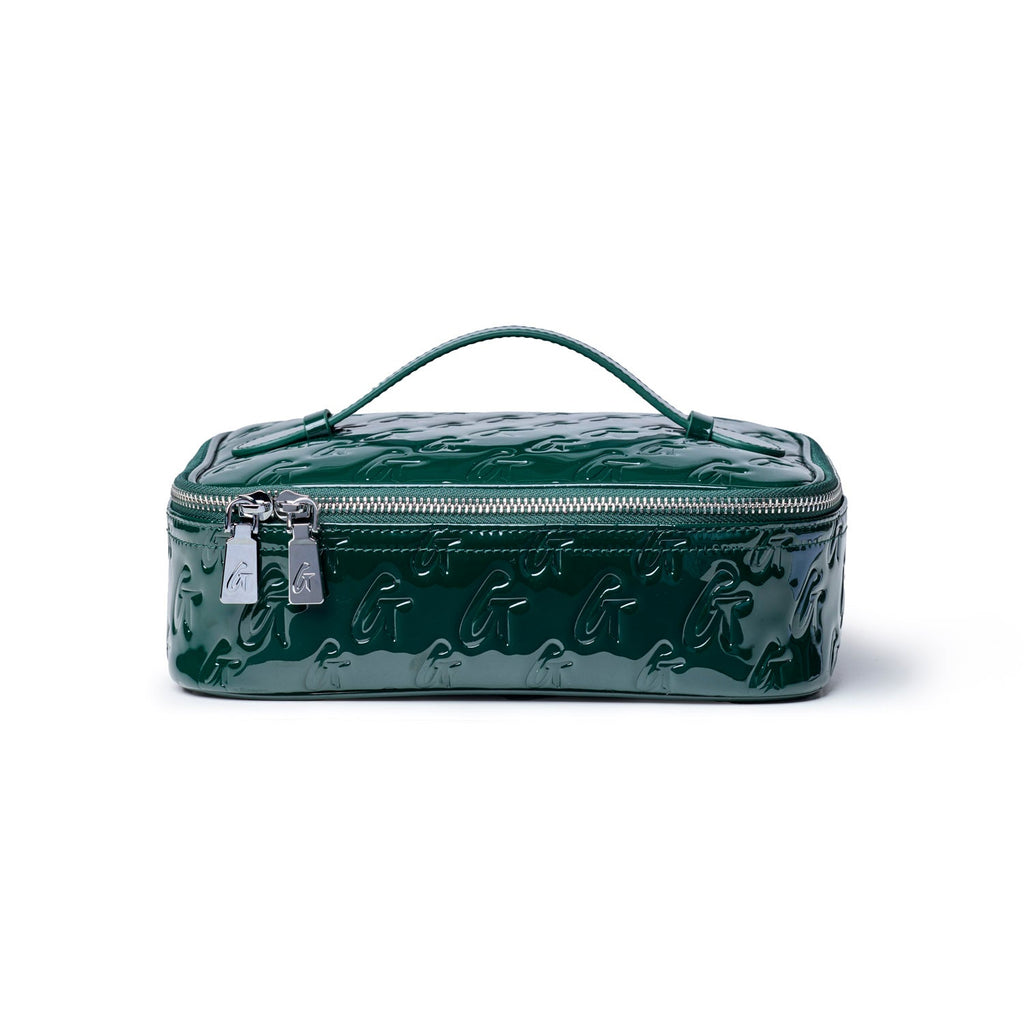 MONOGRAM TOILETRY SET - MIRROR GREEN