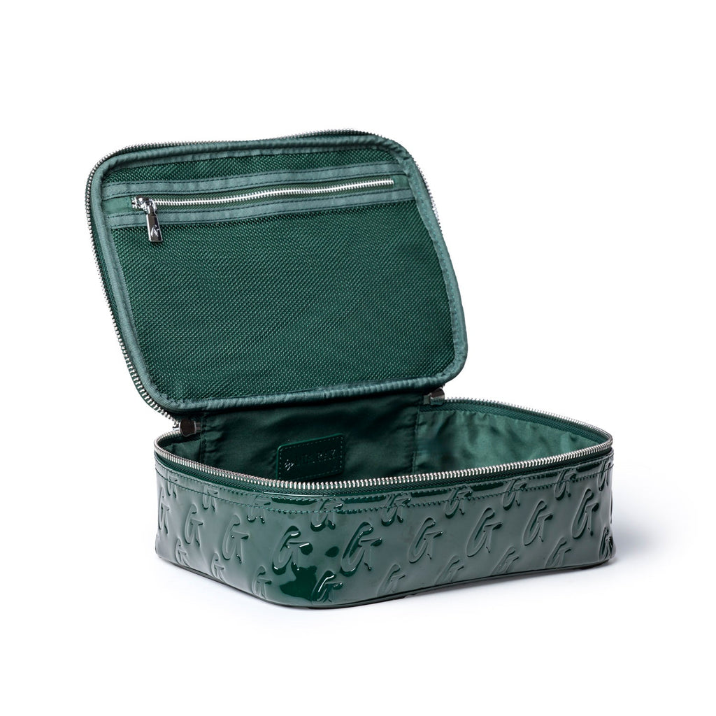 MONOGRAM TOILETRY SET - MIRROR GREEN