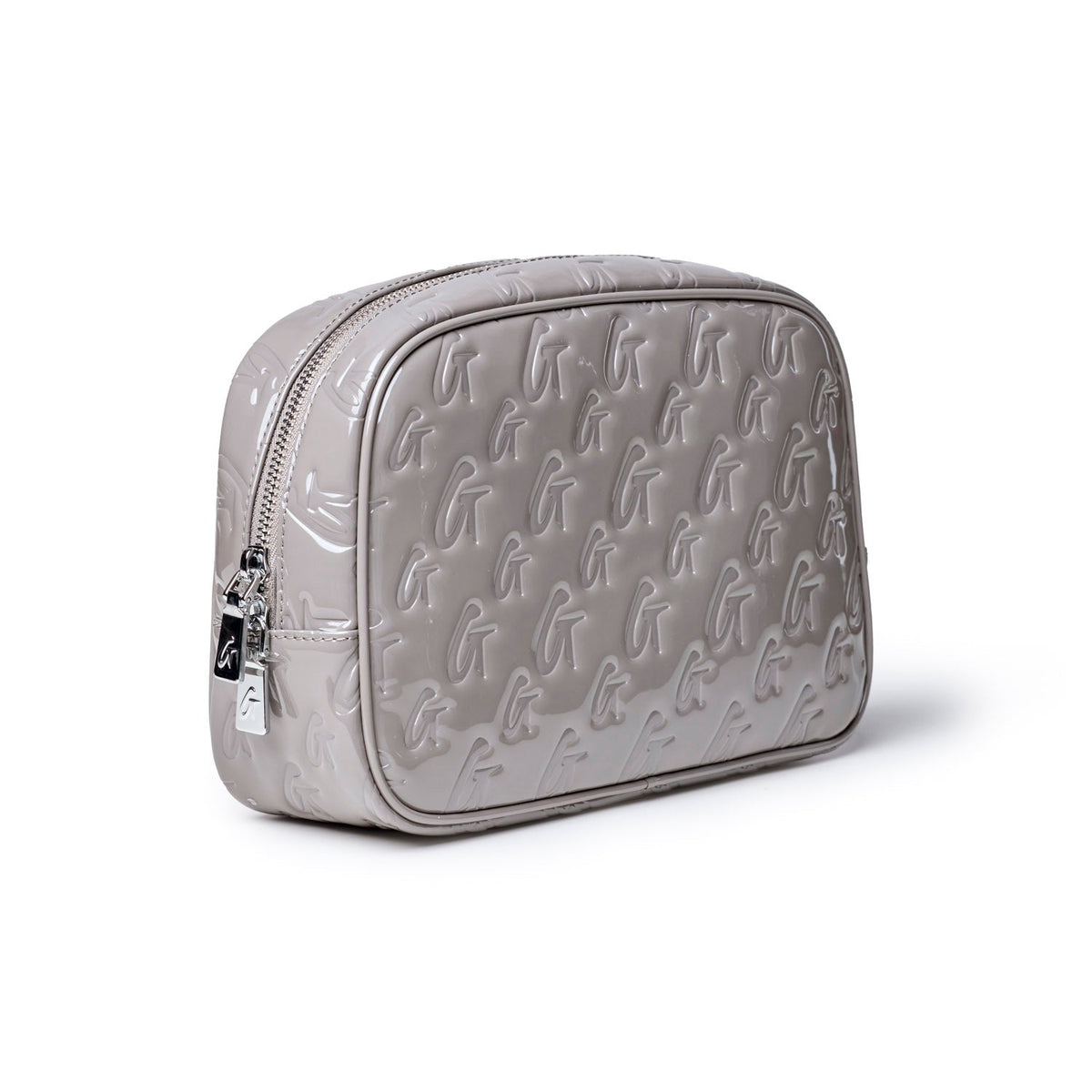 SMALL MONOGRAM TOILETRY BAG - MIRROR GRAY