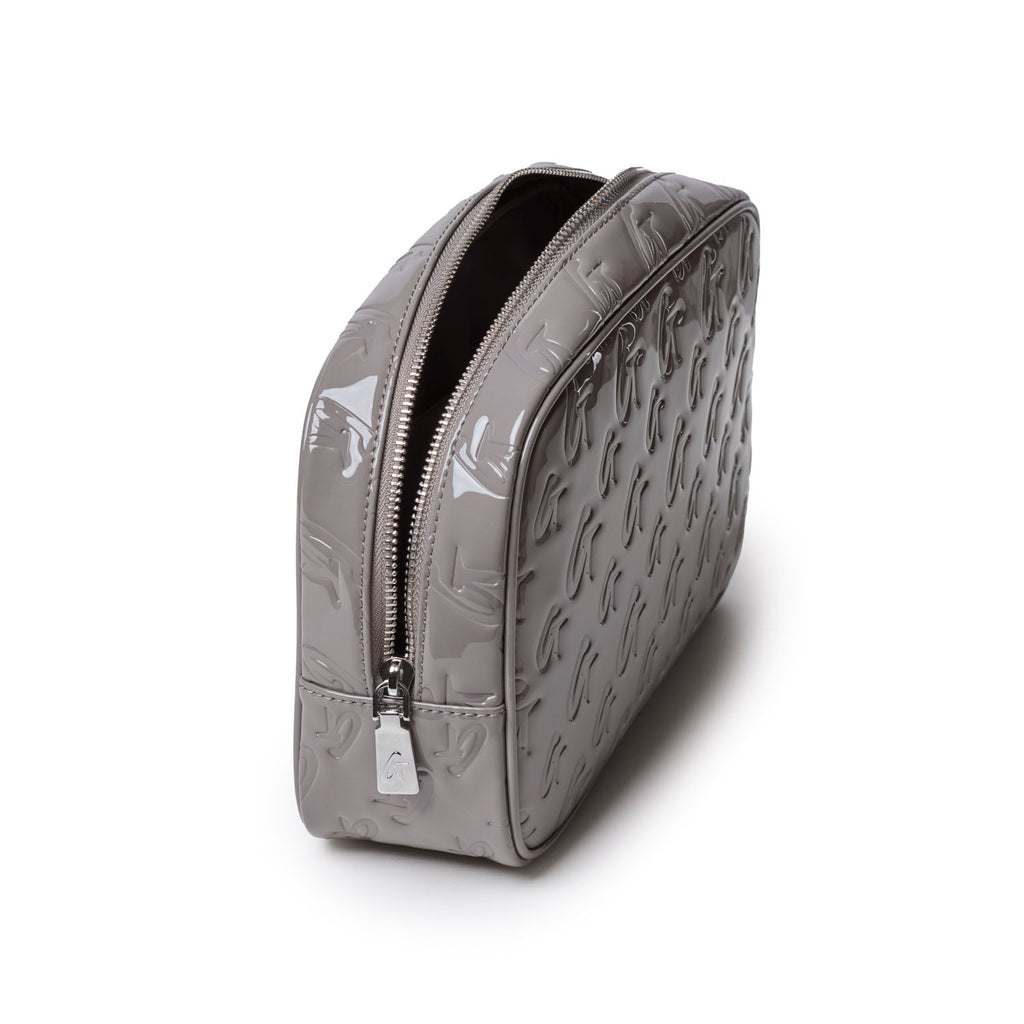 MONOGRAM TOILETRY SET - MIRROR GRAY
