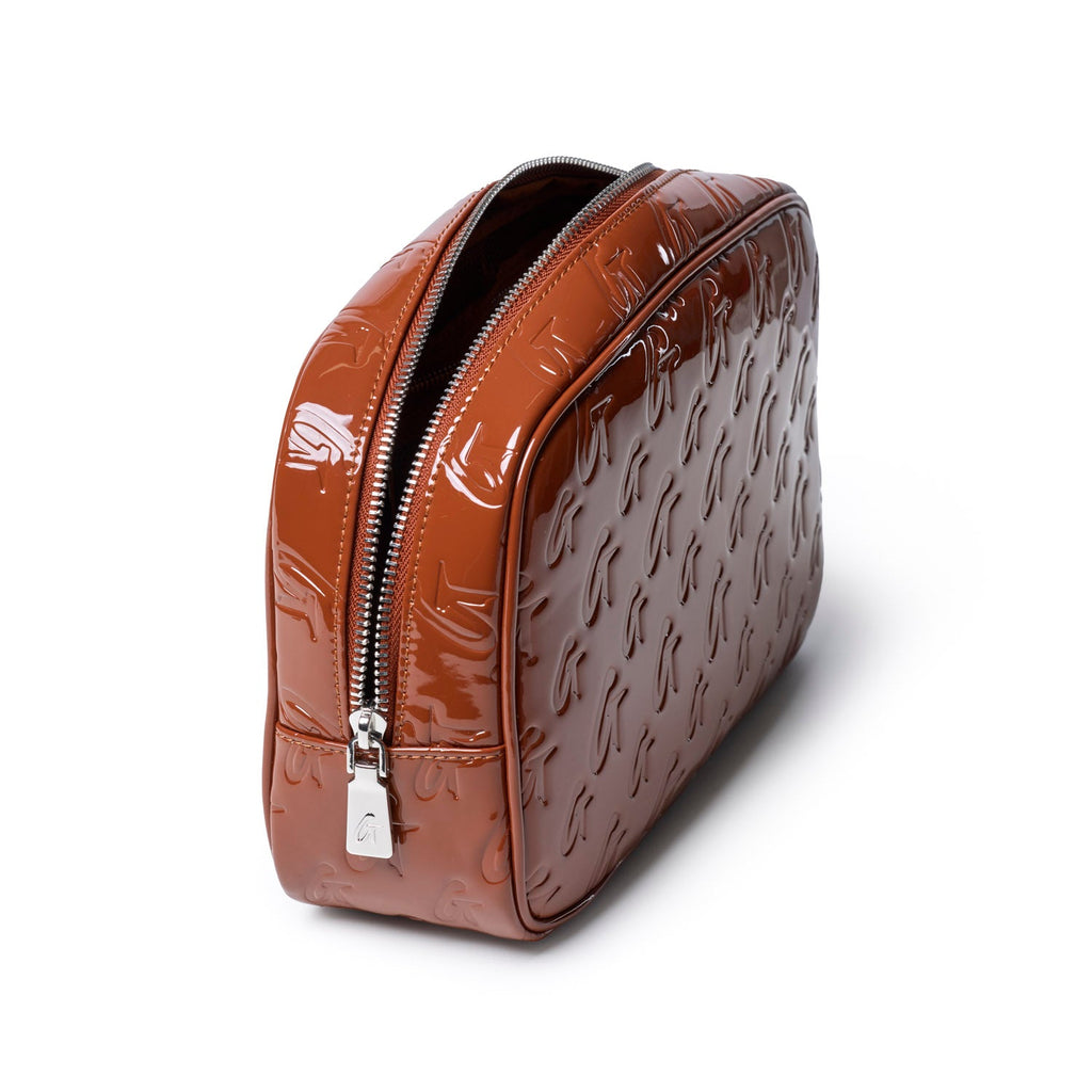 MONOGRAM TOILETRY SET - MIRROR BROWN