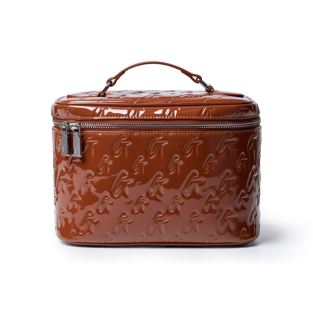 MONOGRAM TOILETRY SET - MIRROR BROWN