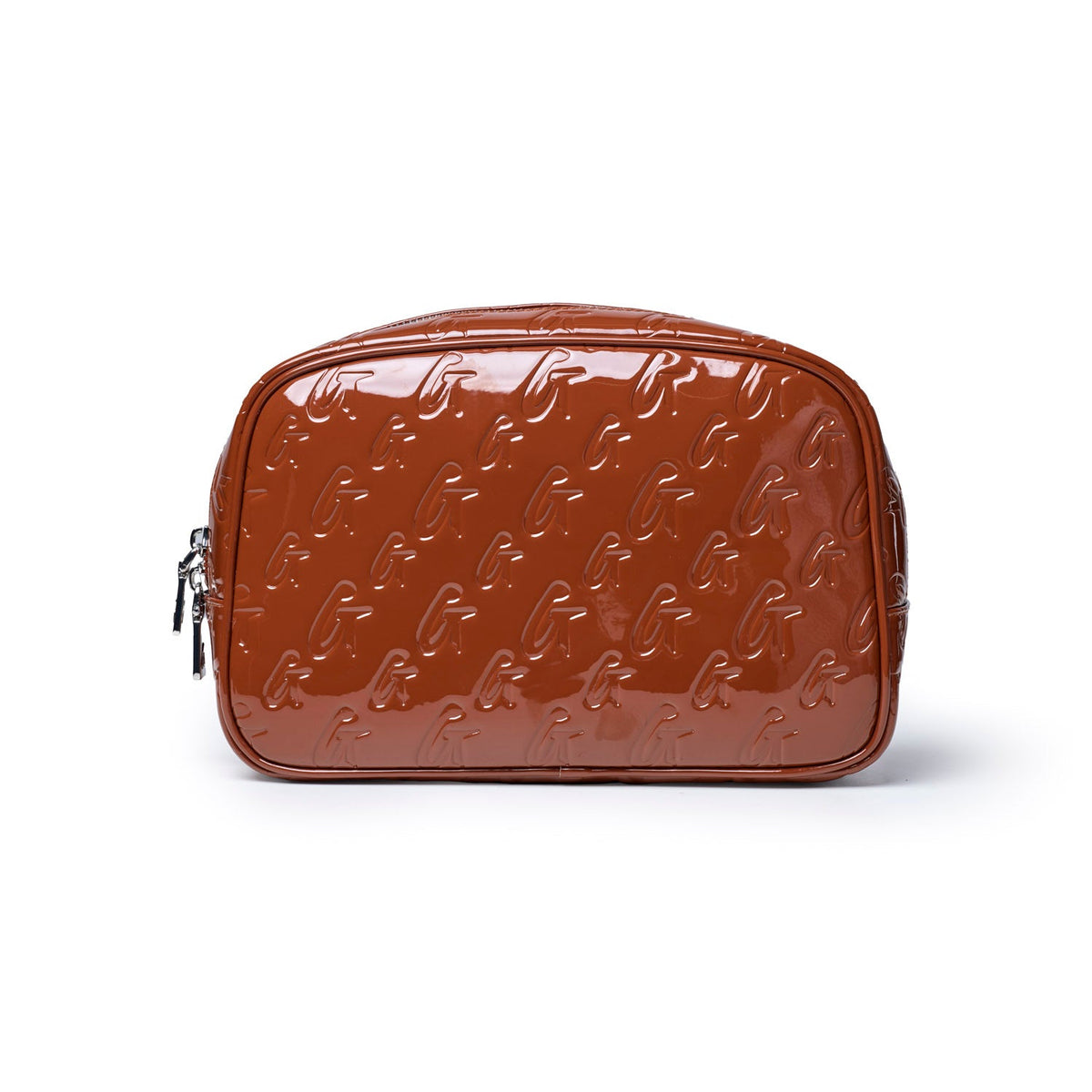 SMALL MONOGRAM TOILETRY BAG - MIRROR BROWN