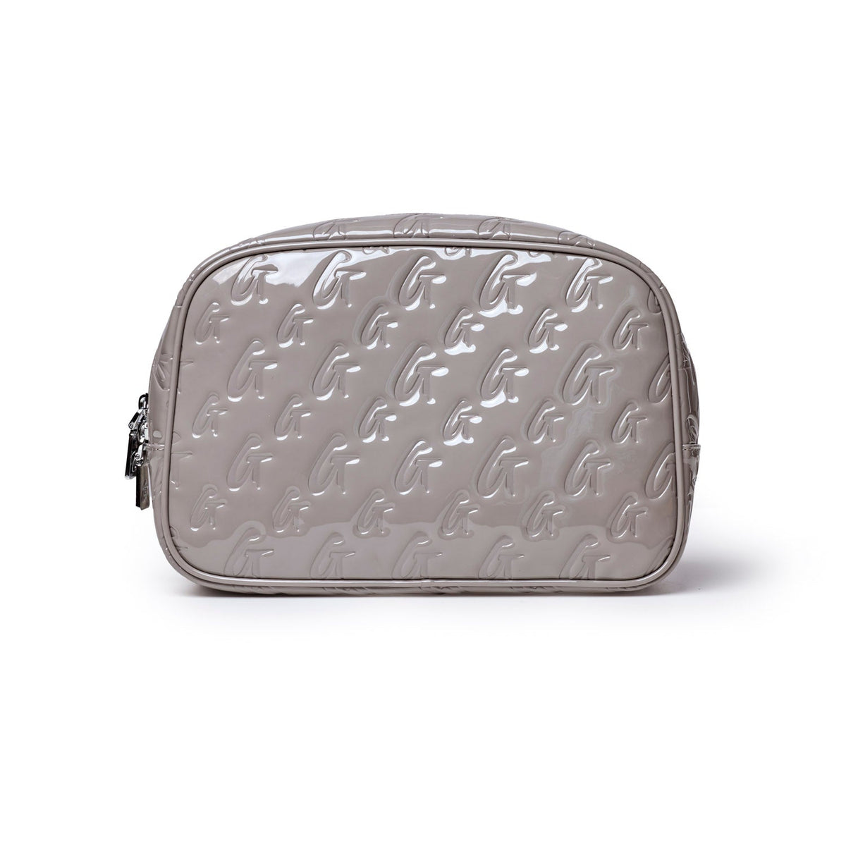 SMALL MONOGRAM TOILETRY BAG - MIRROR GRAY