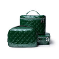 MONOGRAM TOILETRY SET - MIRROR GREEN