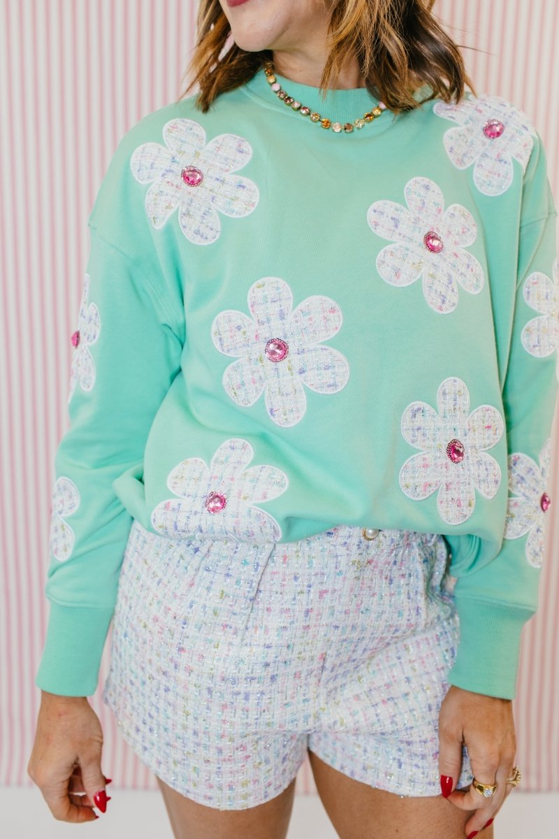 Candy Confetti Tweed Shorts