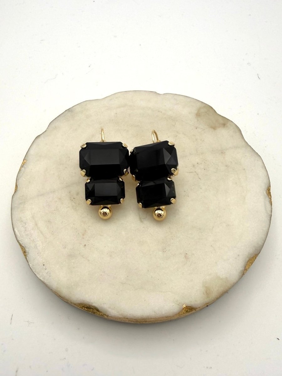 Candy Crush Earrings In Black