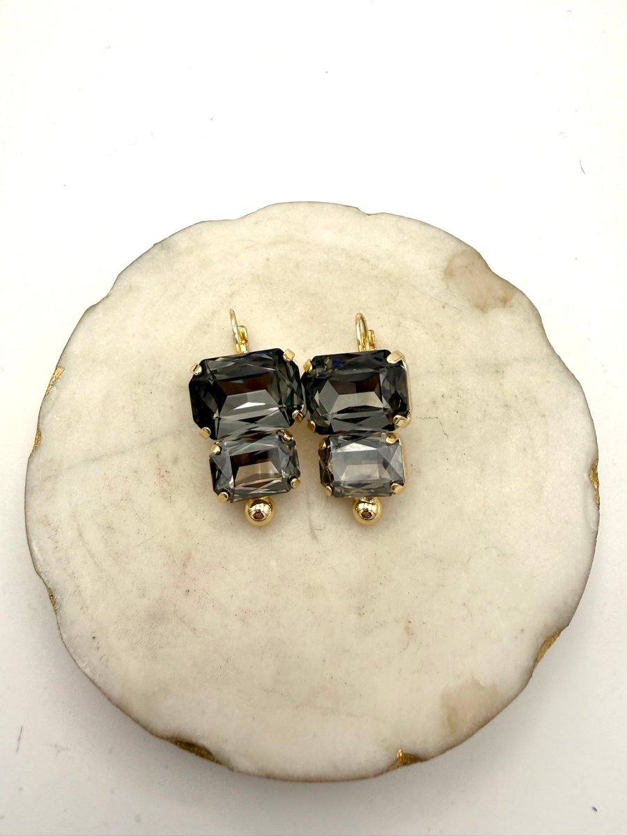Candy Crush Earrings In Gray