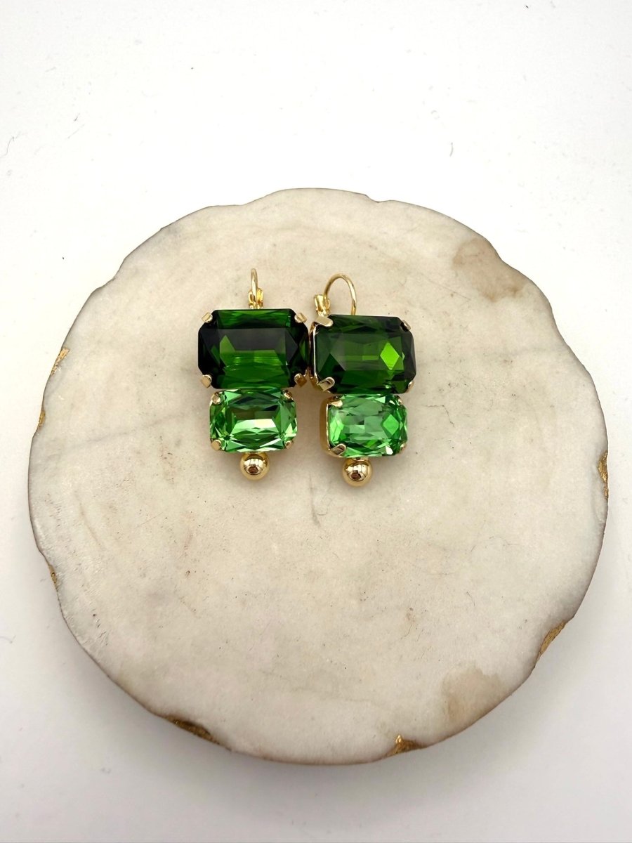 Candy Crush Earrings In Green