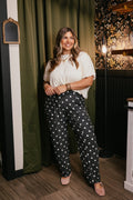 Casually Cool Pants In Polka Dot - Reg & Curvy