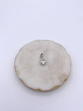 Center Stage Round Charm in Clear
