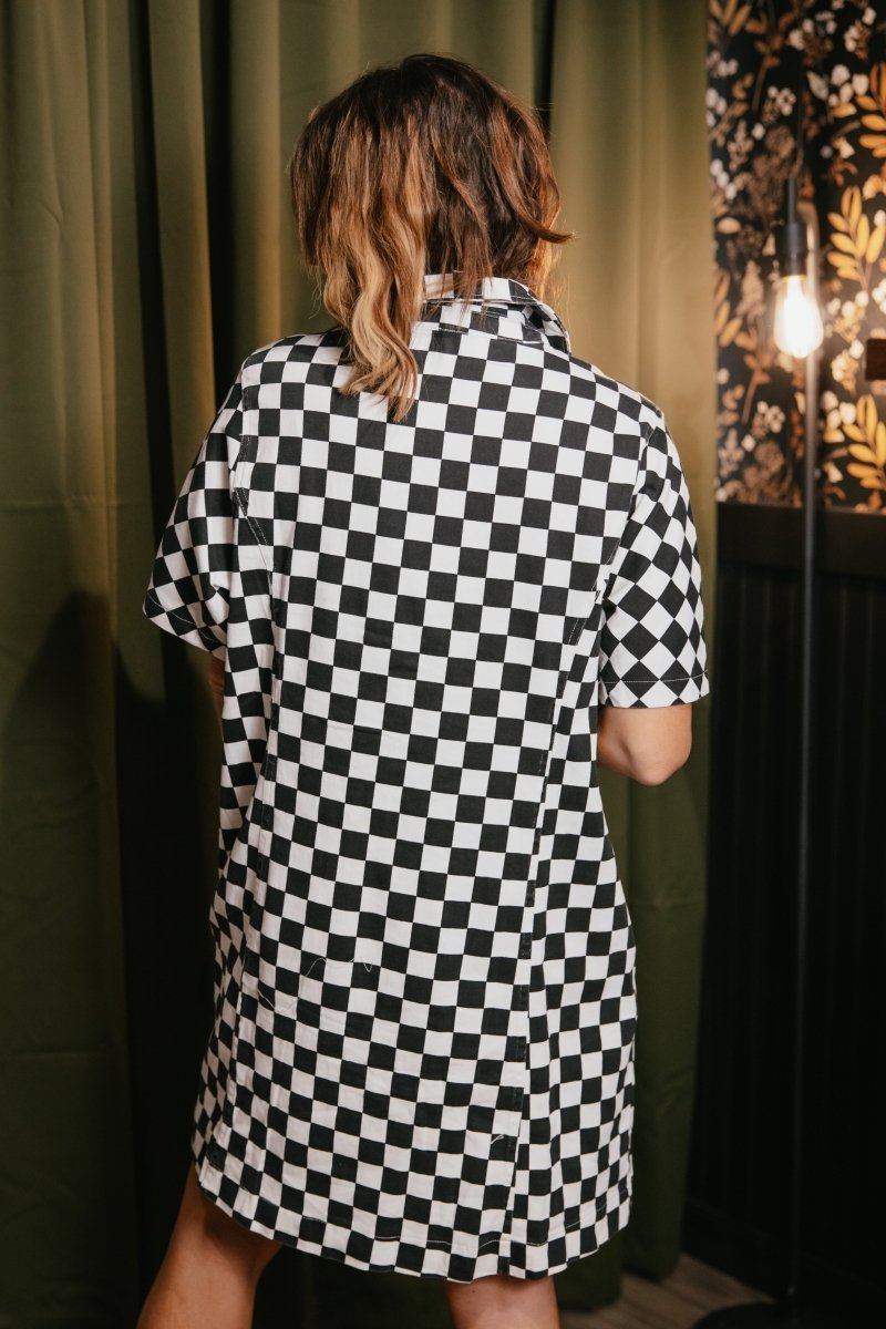 Checkered Charm Dress