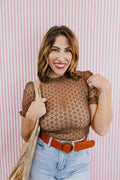 Cocoa Crochet Top