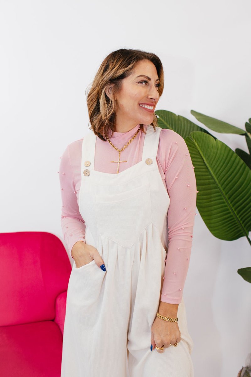 Coconut Cream Jumpsuit