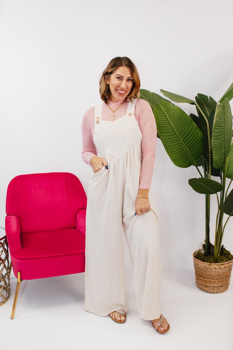 Coconut Cream Jumpsuit
