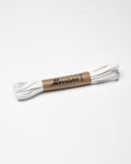 White flat laces