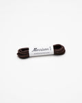 Round brown leather laces