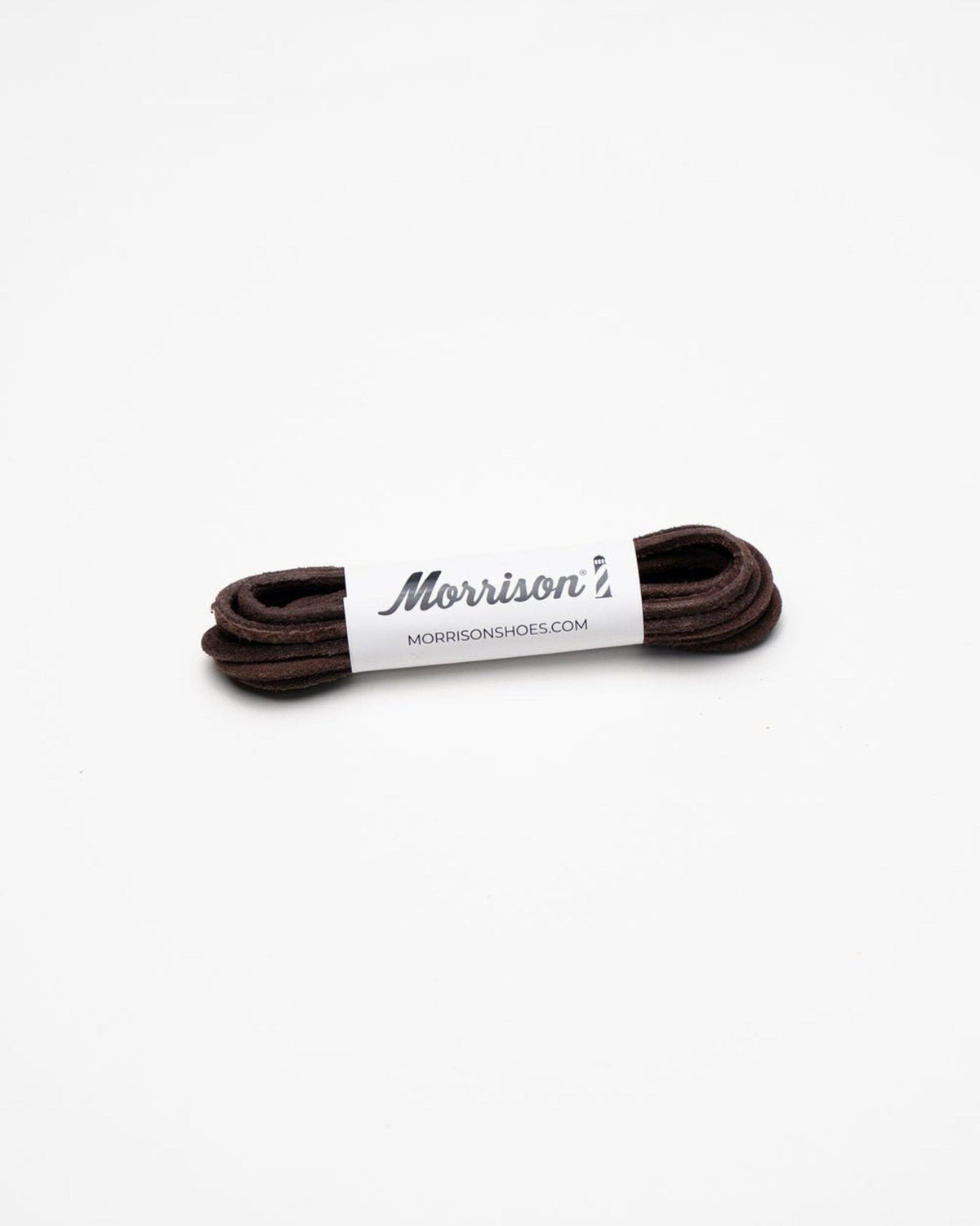 Round brown leather laces