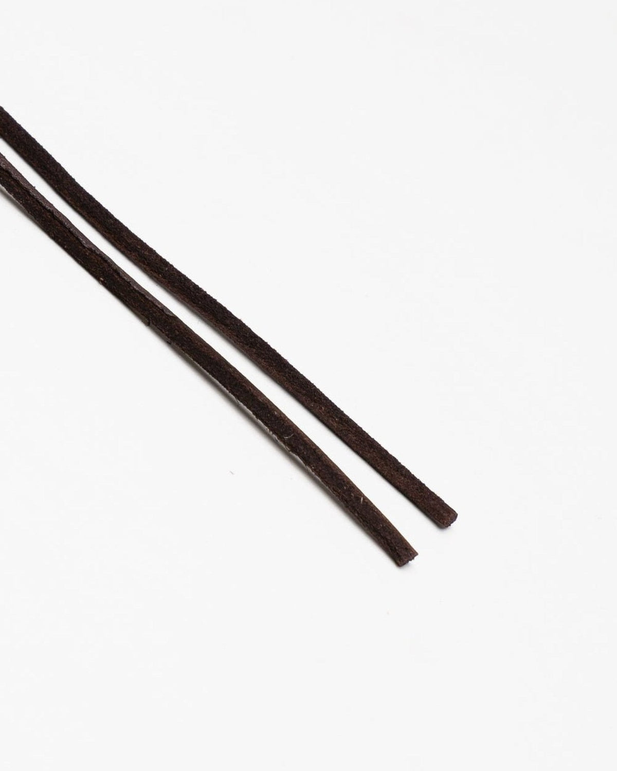 Round brown leather laces