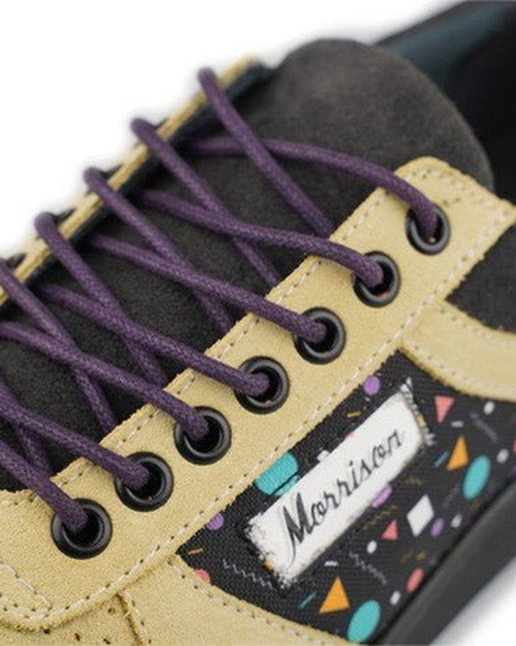Purple round laces