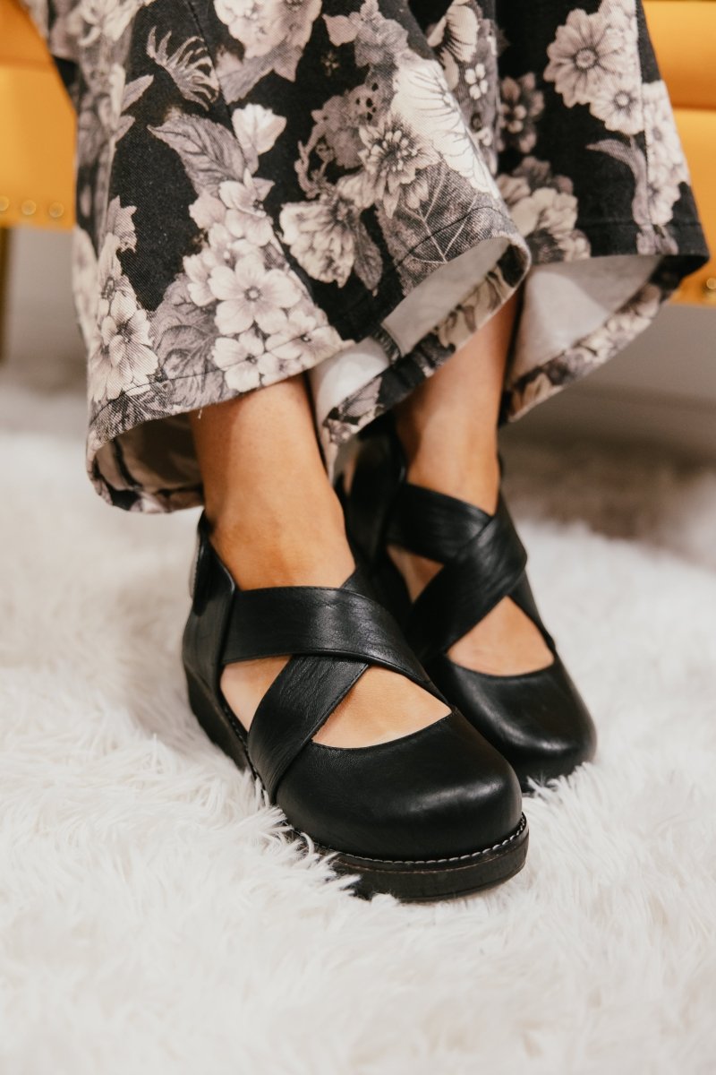 Corky's Black Bring It In Sandals