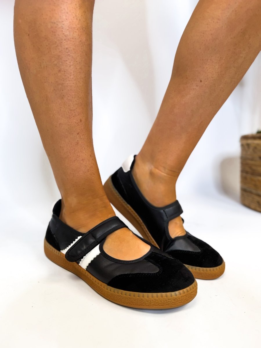 Corky's Black Calm Down Sneakers
