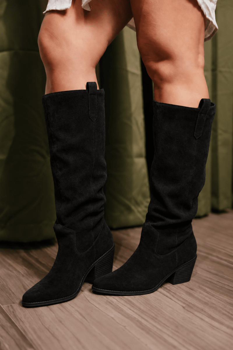 Corky's Black City Slicker Boots - Wide Calf