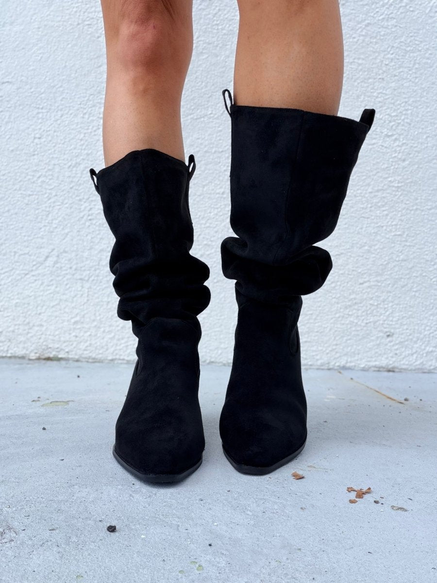 Corky's Black City Slicker Boots - Wide Calf