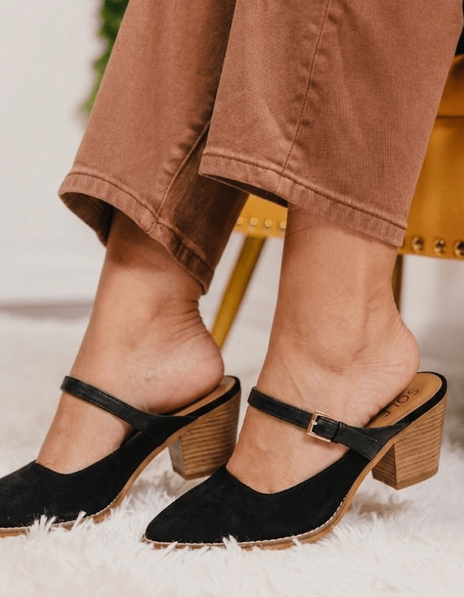 Corky's Black Combo Sober Up Heels
