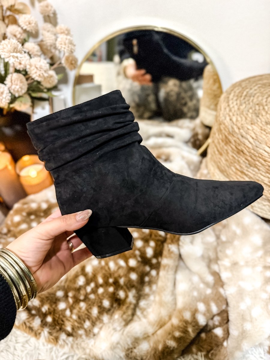 Corky's Black Faux Suede Addicted Boots