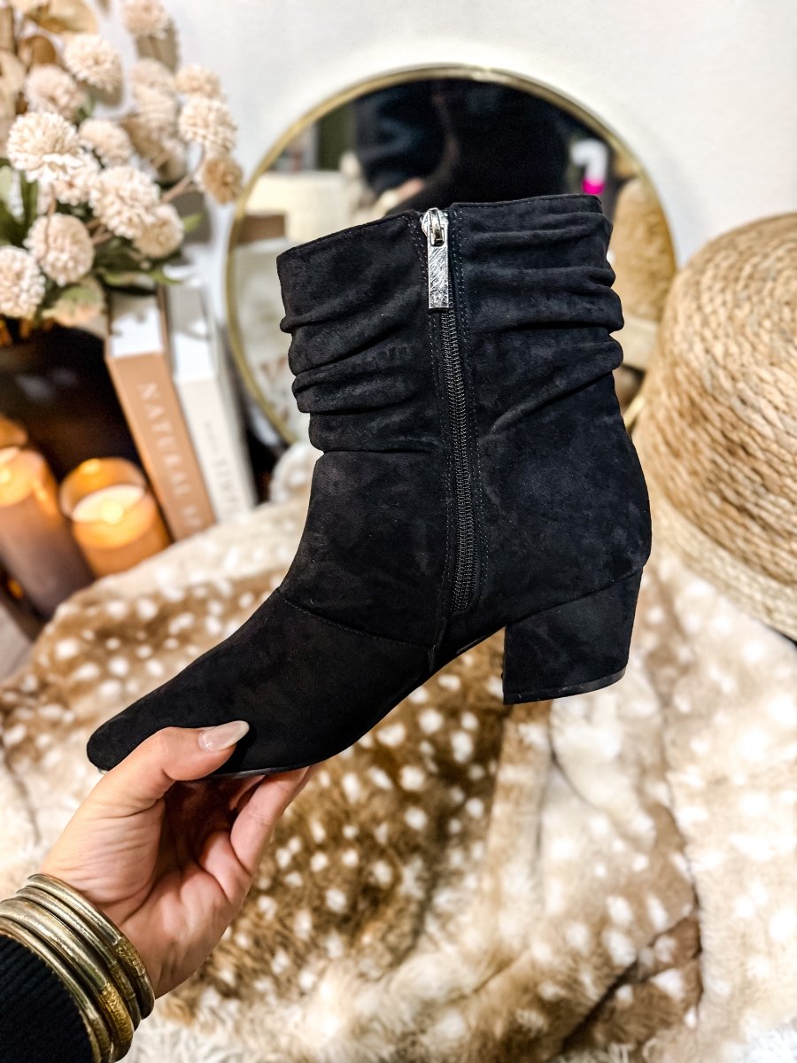 Corky's Black Faux Suede Addicted Boots