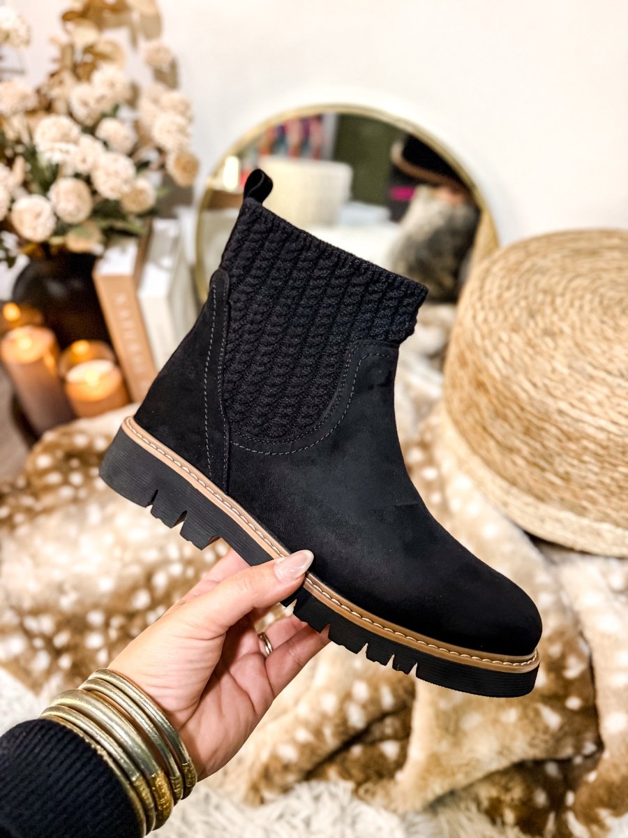 Corky's Black Faux Suede Keep Me Warm Boots