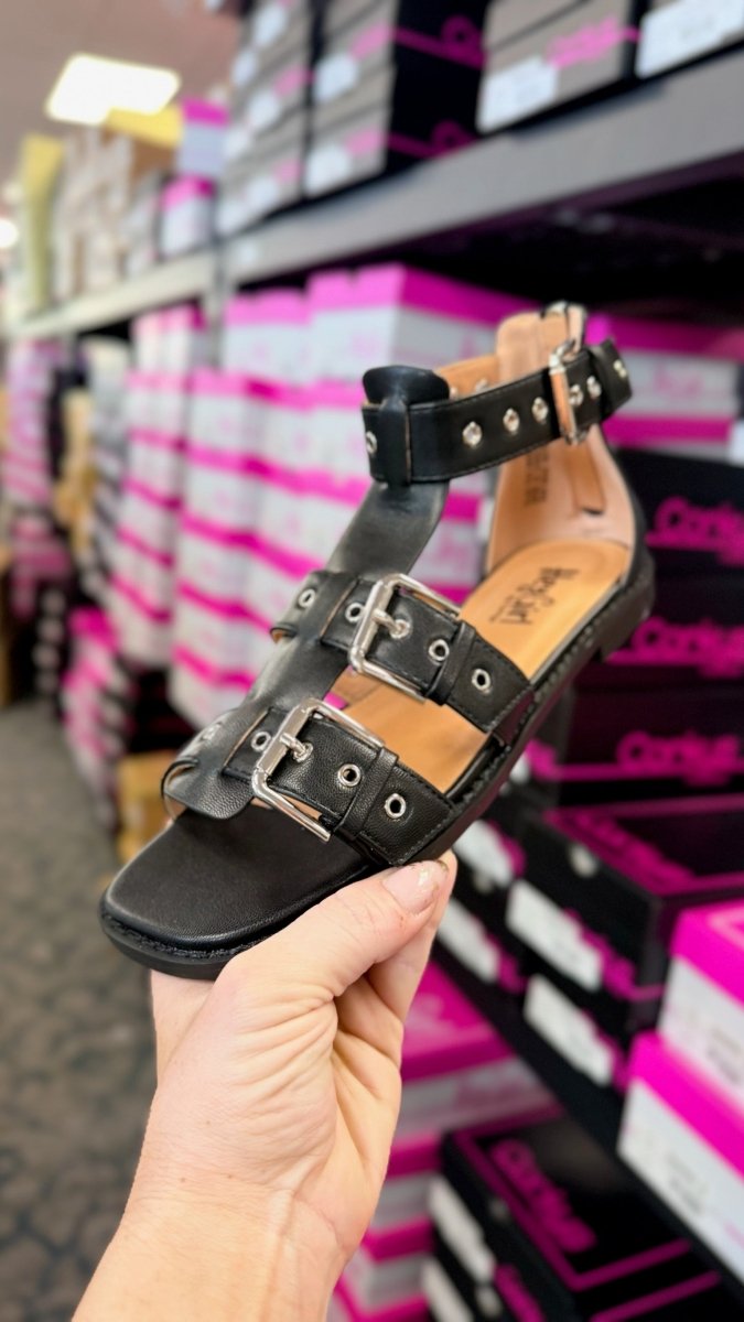 Corky's Black Glad You Made It Sandals
