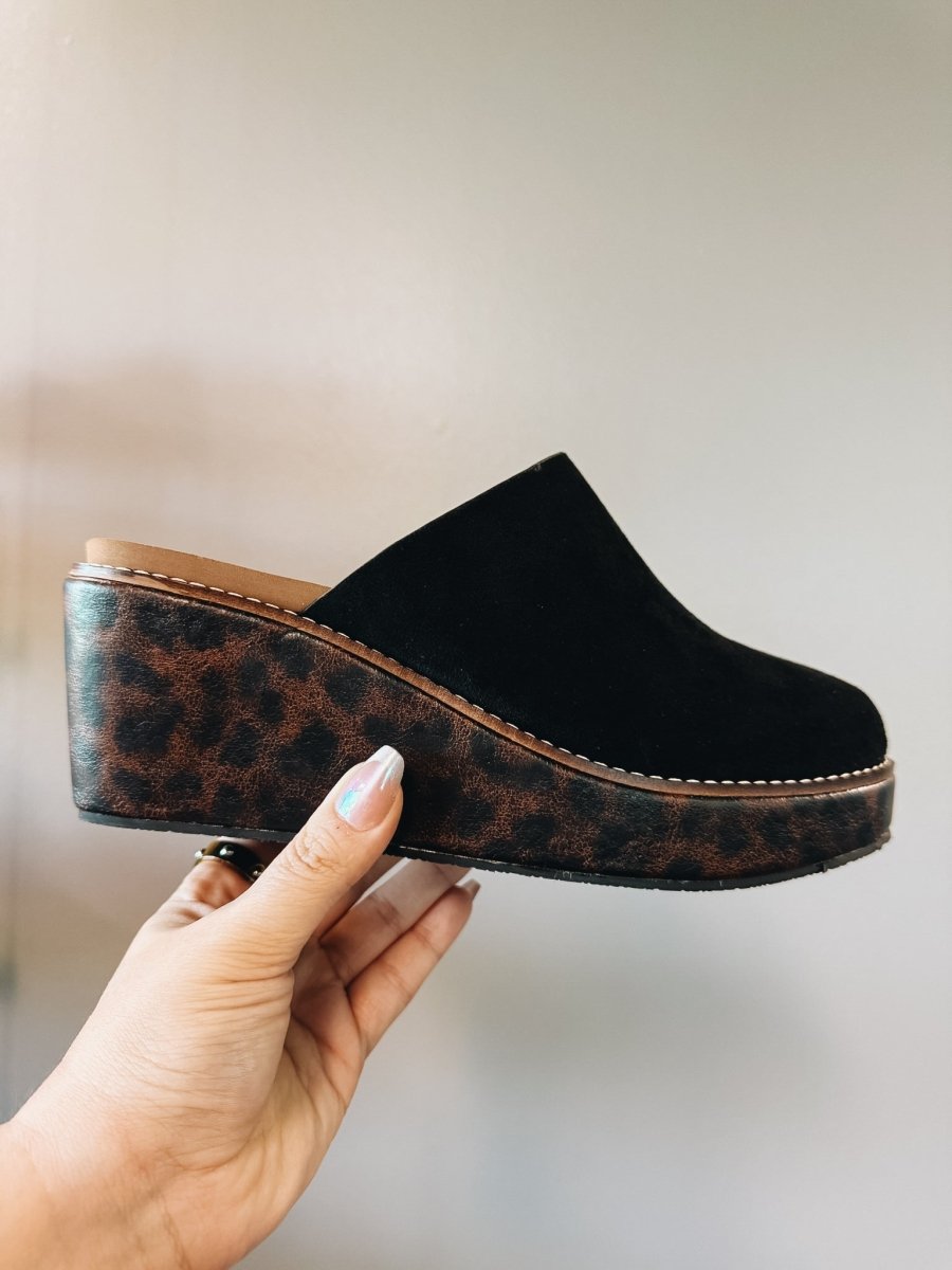 Corky's Black Maybe Later Sandals