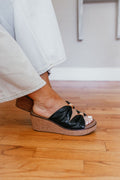 Corky's Black Miss Understood Wedges