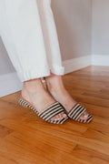 Corky's Black Natural Raffia Our Lil Secret Sandals